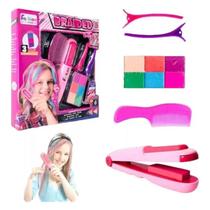 Brinquedo Menina Mechas De Cabelo Colorida Máquina Para Pintar Cabelo Brinquedo Menina Mechas De Cabelo Colorida Máquina Para Pintar Cabelo