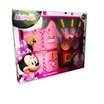 Brinquedo Meninas Kit Cozinha Colete Minnie 7 Peças Toyng