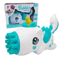 Brinquedo Menino e Menina Lança Bolha De Sabão Arma Bazuca Presente De Natal