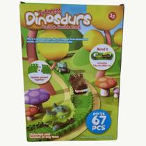 Brinquedo Menino Pista Divertida Dinossauro 67 pc Samba Toys