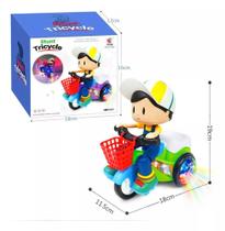 Brinquedo Menino Triciclo Bate E Volta Empina Gira 360 Com Sons Luz Brinquedo Menino Triciclo Bate E Volta Empina Gira 360 Com Sons Luz