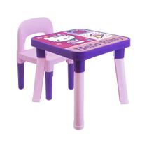 Brinquedo Mesinha C/ Cadeira Infantil Hello Kitty - Monte Libano