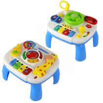 Brinquedo Mesinha Eletrônica Educativa e Aprendizagem Som Luz - Castela