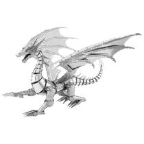 Brinquedo Metal Earth Dragon Fascinations Inc Icx023 Prata - Vila Brasil