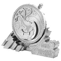 Brinquedo Metal Earth Game Fascinations Inc Icx120 Of Thrones Targaryen Sigil - Vila Brasil