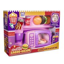 Brinquedo Meu Lanchinho Micro-Ondas Zuca Toys Menina 7809 Menina Cozinha de brinquedo Dia das Crianças