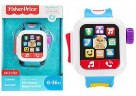 Brinquedo Meu Primeiro Smartwatch Fisher Price - Aprender e Brincar - Com Luz e Som - Mattel