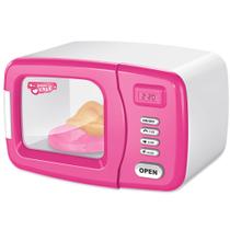Brinquedo Micro-ondas Giratório Com Luz Microondas Rosa Premium Original Brinquedo Micro-ondas Giratório Com Luz Microondas Rosa Premium Original