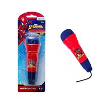 Brinquedo Microfone Com Eco Divertido Spiderman Original
