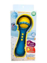 Brinquedo Microfone Infantil Bebê C/ Diversas Músicas E Luz