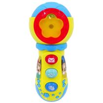 Brinquedo Microfone Musical Divertido Para Bebê Disney Baby ETITOYS