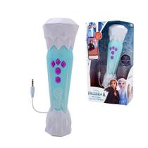 Brinquedo Microfone Princesas Disney Frozen Com Som Meninas