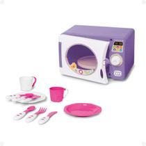 Brinquedo Microondas completo Infantil Com acessórios TATETI