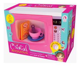 Brinquedo Microondas Infantil Interativo Som Frases Kids - Lua De Cristal