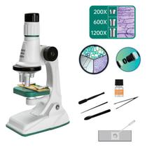 Brinquedo Microscópio Amplia Até 1200X Polibrinq Polilab