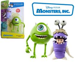 Brinquedo Mike Wazowski E Boo Bonecos Articuláveis Monstros S.A Disney Mattel