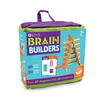 Brinquedo MindWare KEVA Brainbuilders 3D Brain Builders com 20 pranchas Brinquedo MindWare KEVA Brainbuilders 3D Brain Builders com 20 pranchas