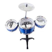 Brinquedo Mini Bateria Jazz Drum Musical 3 Tambores 2 Baquetas- ENVIO RÁPIDO