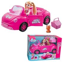 Brinquedo Mini boneca de moda com cachorro