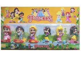 Brinquedo Mini Bonecas Miniaturas Princesas da Disney