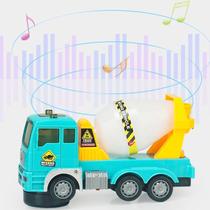 Brinquedo Mini Caminhão Betoneira com Luz e Som - Toy King