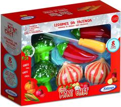 Brinquedo Mini Chef Legumes Da Fazenda 8 Peças Xalingo Brinquedo Mini Chef Legumes Da Fazenda 8 Peças Xalingo