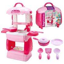 Brinquedo Mini Cozinha Maletinha Bag Kitchen 2 Em 1 Infantil Completa Com Acessórios Brinquedo Mini Cozinha Maletinha Bag Kitchen 2 Em 1 Infantil Completa Com Acessórios