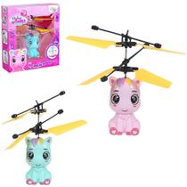 Brinquedo Mini Drone Helecoptero Ponei Rosa-WellKids - WELLMIX