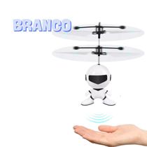 Brinquedo Mini Drone Robô Voador Infravermelho Sensor de Apoximação Luz Carregador USB Voa de Verdade