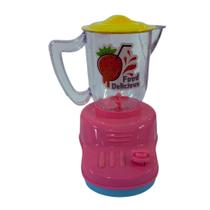 Brinquedo Mini liquidificador Rosa Infantil 12cm - Vencedor