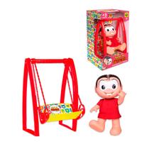 Brinquedo Mini Mônica Infantil - Turma da Mônica com Balanço