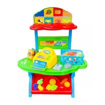 Brinquedo Mini Quitanda Feirinha com Caixa Registradora