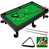 Brinquedo Mini Sinuca Mesinha Infantil Jogo Bilhar Snooker Mesa Verde Tacos Bolinhas Aniversário Dia das Crianças Férias Brinquedo Mini Sinuca Mesinha Infantil Jogo Bilhar Snooker Mesa Verde Tacos Bolinhas Aniversário Dia das Crianças Férias