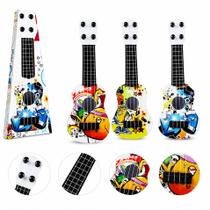 Brinquedo Mini Violão Infantil Diversão Música Criatividade Brinquedo Mini Violão Infantil Diversão Música Criatividade