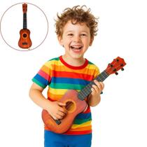 Brinquedo Mini Violão Musical Cavaquinho Infantil Ideal Para Crianças Brinquedo Mini Violão Musical Cavaquinho Infantil Ideal Para Crianças