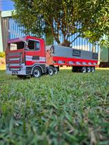 Brinquedo Miniatura carreta caminhão Lona (MDF)