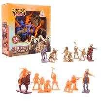 Brinquedo Miniatura de Cowboy e Cavalos 0968 - Gulliver Brinquedo Miniatura de Cowboy e Cavalos 0968 - Gulliver