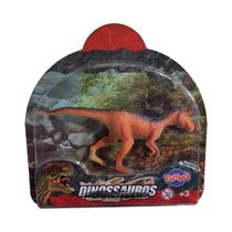 Brinquedo Miniatura Dinossauros Velociraptor Laranja 43845