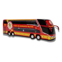 Brinquedo Miniatura Ônibus 193 Corpo De Bombeiros Militar - Rodoviário G7 Dd 2 Andares Ertl