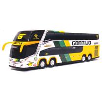 Brinquedo Miniatura Ônibus Novo Gontijo Premium L 30Cm