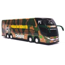 Brinquedo Miniatura Ônibus Polícia Do Exército Choque