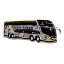 Brinquedo Miniatura Ônibus Viação Roderotas 1800 Dd G7