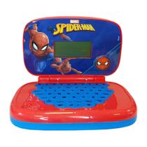Brinquedo Minigame Laptop do Spiderman Homem Aranha Tela Incorporada Com Luz e Som - Candide 5833