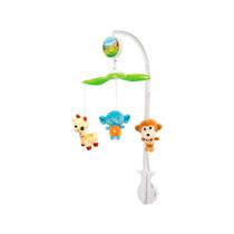 Brinquedo móbile safari musical para berço com som - buba