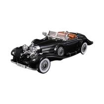 Brinquedo Modelo de Carro Clássico Benz 500K - Escala 1:18 com Luz e Música