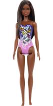 Brinquedo moderno de boneca de praia preta Barbie