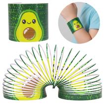 Brinquedo Mola Maluca Clássica Infantil Formas Divertida Verde Abacate - Castela