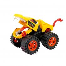 Brinquedo Monster Truck Tiger Carrinho Miniatura Picape Fricção 29,5cm