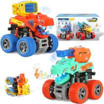 Brinquedo Monster Truck VUSUMOK para meninos de 2 a 7 anos com carros de dinossauro Brinquedo Monster Truck VUSUMOK para meninos de 2 a 7 anos com carros de dinossauro