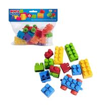 Brinquedo Monta Blocos 24 Peças Lummar